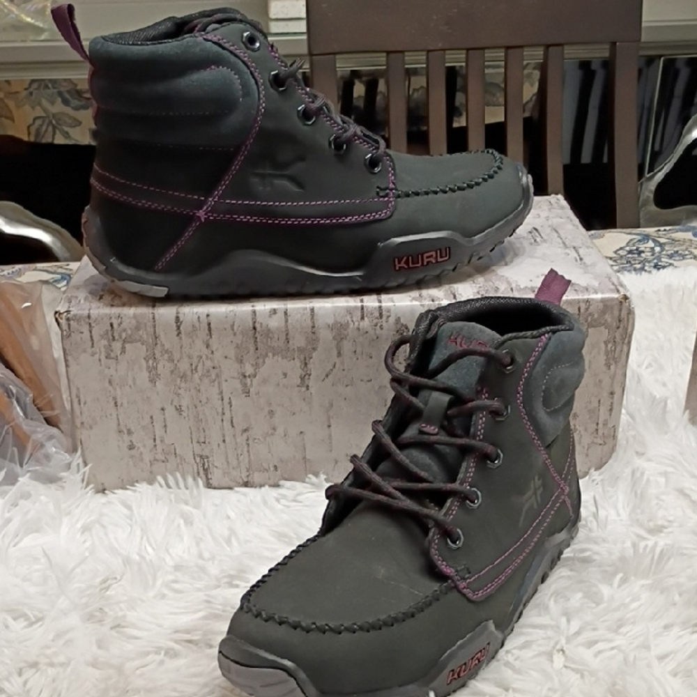 Kuru Quest Women's Sz 9.5 Orthopedic Plantar Fasciitis Hiking Trails Boots $189